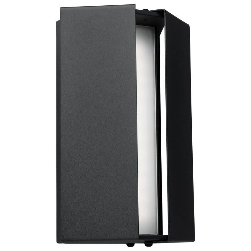 Peak LED Wall Sconce CCT Selectable Matte Black Finish