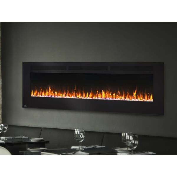 Shop Napoleon Nefl72fh 72 Wide Wall Mount Electric Fireplace With