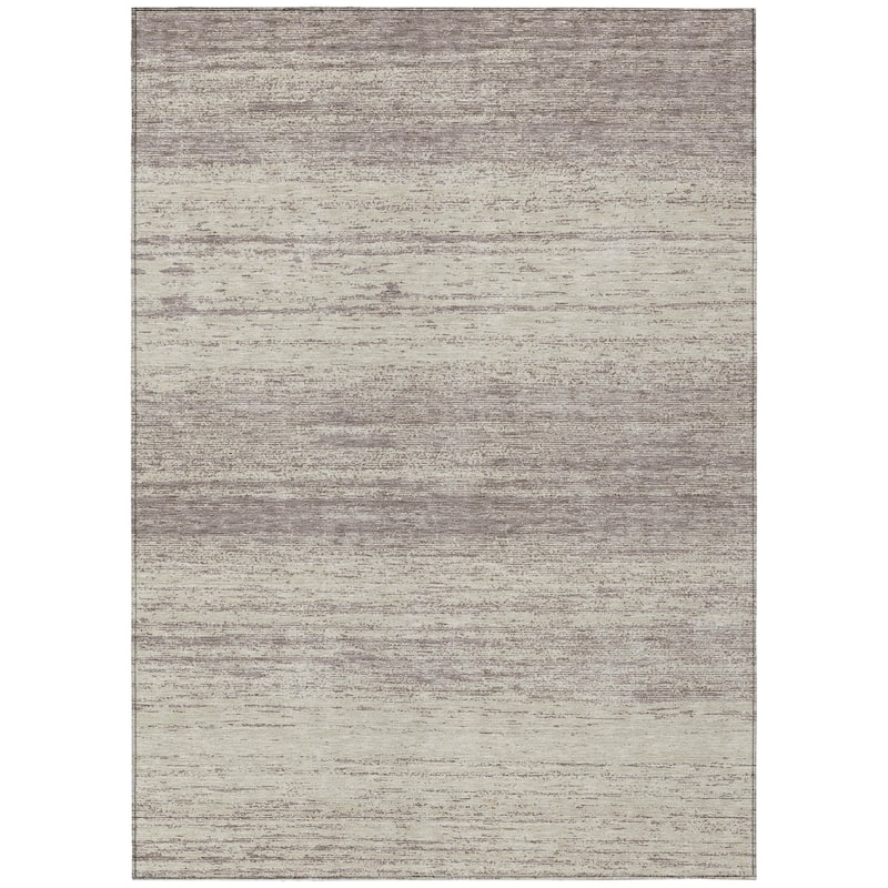 Machine Washable Indoor/ Outdoor Chantille Ombre Stripes Rug