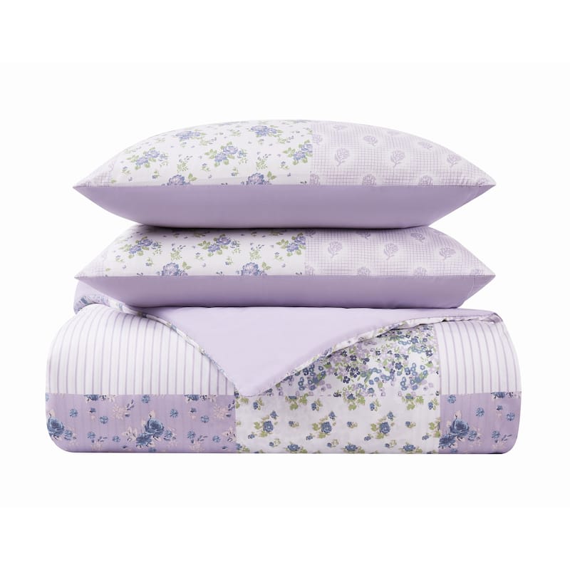 Cannon Elissa Patchwork 3 Piece Comforter Set - Full - Queen