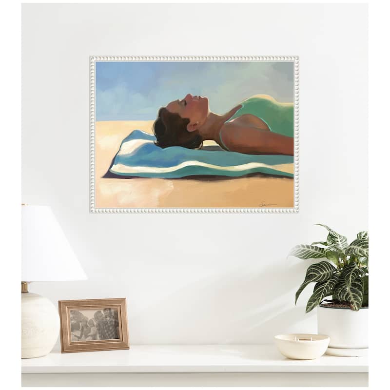 Kate and Laurel Vitamin D by Mary Sparrow Framed Canvas Wall Art Print