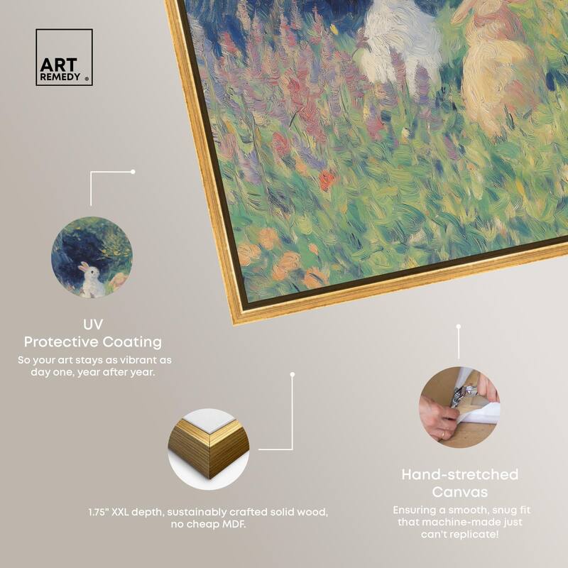 Quiet Gardeners Canvas by Art Remedy