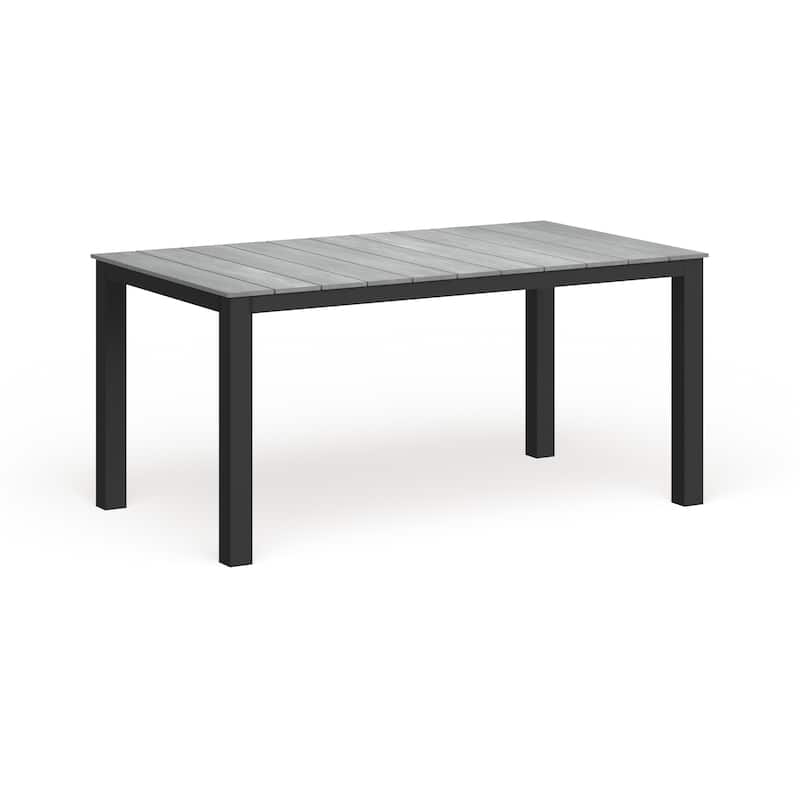 Steinhatchee 63-inch Outdoor Dining Table by Havenside Home - Brown/Grey