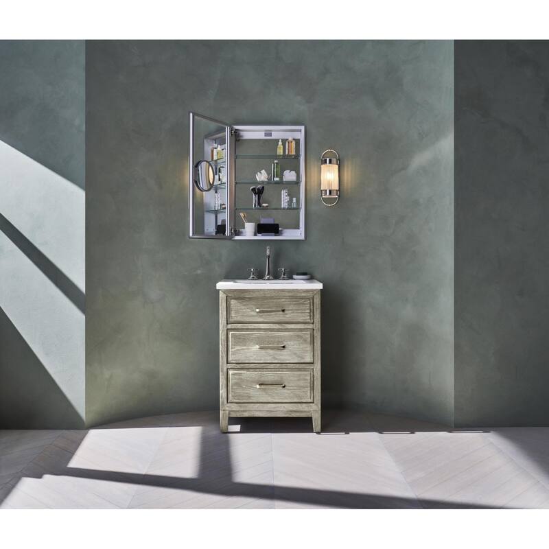 Robern D2C2040D4RMSC Main Line 19-1/4" x 39-3/8" Framed Single Door