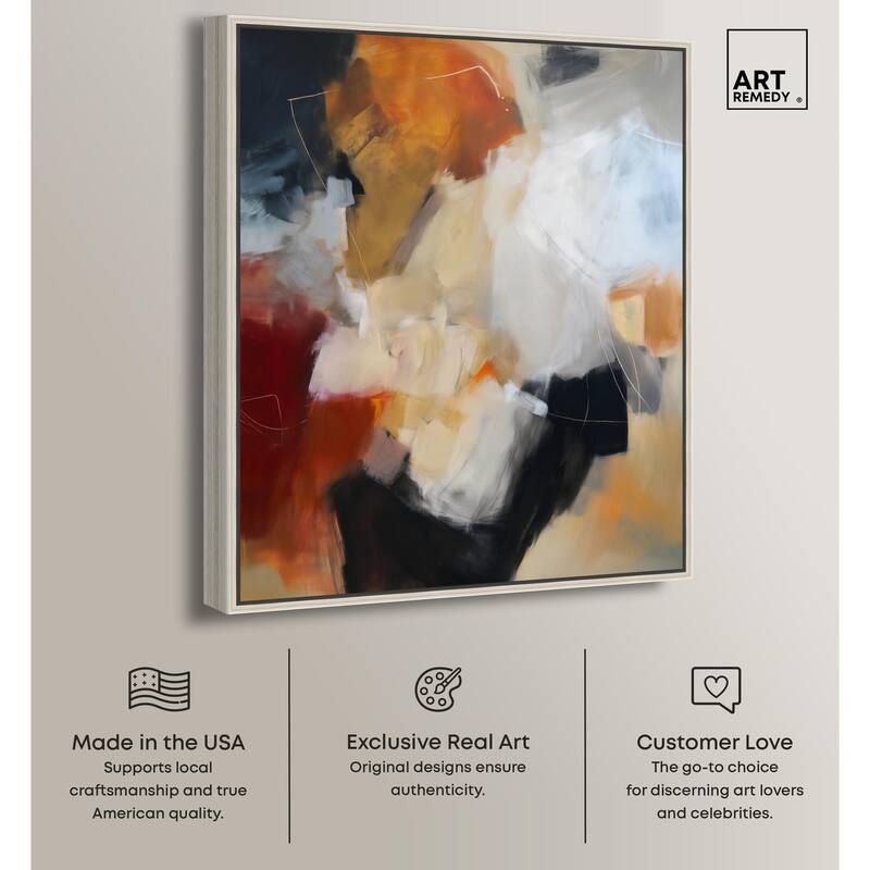 Earth and Fire II Canvas by Art Remedy
