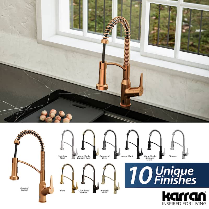 Karran Scottsdale Touchless Single-Handle Pull-Down Sprayer Kitchen Faucet
