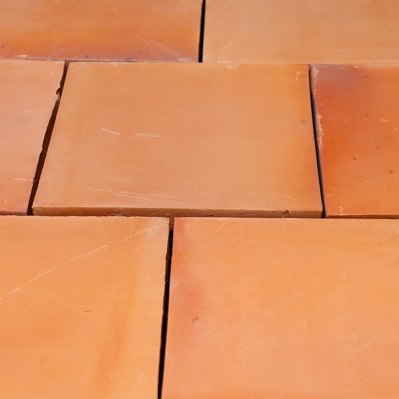 Natural Terracotta Square, 8"X8"X3/4", tile