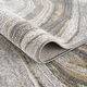 preview thumbnail 48 of 50, Hauteloom Liverpool Living Room, Bedroom Area Rug - Contemporary - Cream,Green - 7'10" x 10'