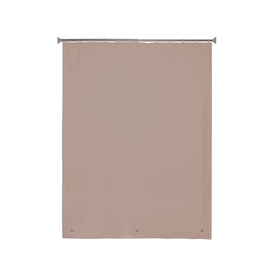 Kenney Lightweight PEVA Shower Curtain Liner and C-Ring Set, 70" W x 72" H