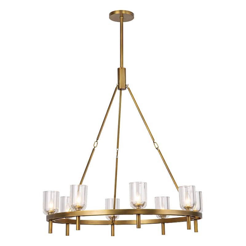 Alora Lighting CH338836 Lucian 8 Light 37" Wide Ring Chandelier
