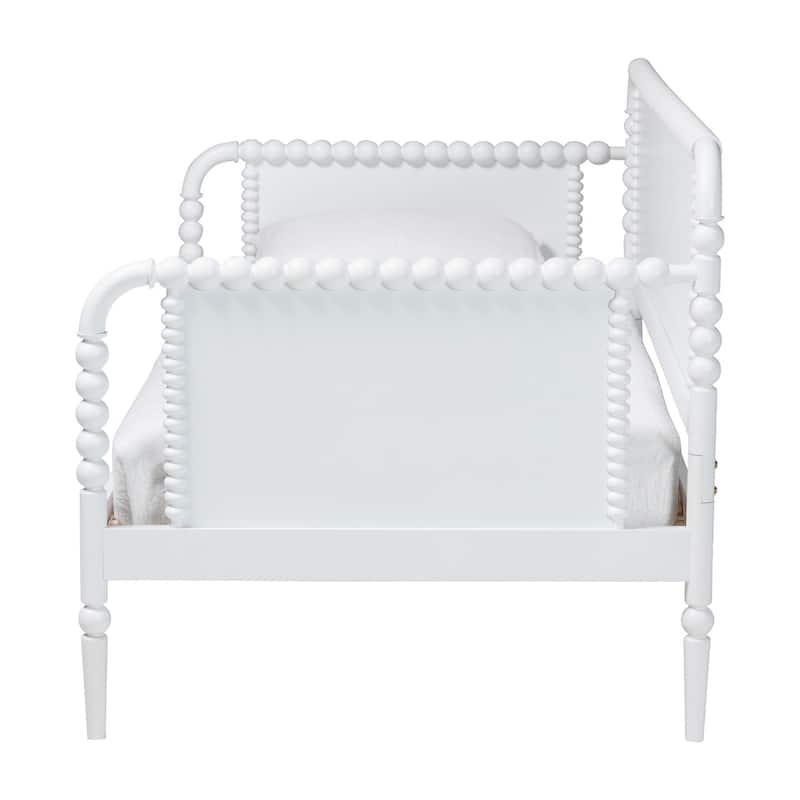 Lucera Bobbin Daybed - Wooden Spindle Bed Frame, Classic Style Sofa Bed for Bedroom or Guest Room