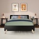 preview thumbnail 14 of 32, Mid-Century Modern Queen-Size Panel Bed