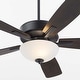 preview thumbnail 6 of 6, Quorum International 4525-21 Ovation 52" 5 Blade Indoor Ceiling Fan