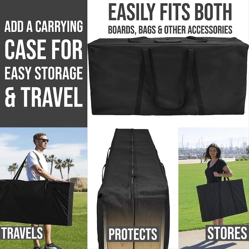 Ziricote Outdoor Cornhole Board Set