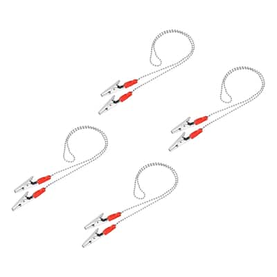 Napkin Chains, 22" Alloy Neck Bib Holder Chain Sun Hat Strap Lanyard