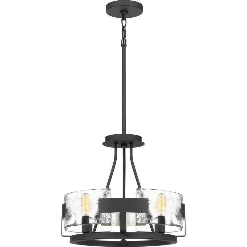 Quoizel Stratum 4-Light 16" Ceiling Light in Royal Ebony - Royal Ebony