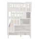 preview thumbnail 31 of 46, Modren Twin Over Twin Bunk Bed with Twin size Trundle For Bedroom