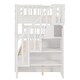 preview thumbnail 15 of 46, Twin-Over-Twin Bunk Bed with Trundle and Storage Staircase, Space-Saving Design