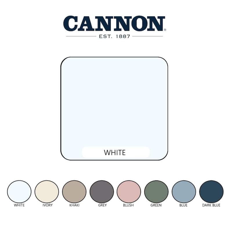 Cannon Heritage Solid 3 Piece Duvet Cover Set