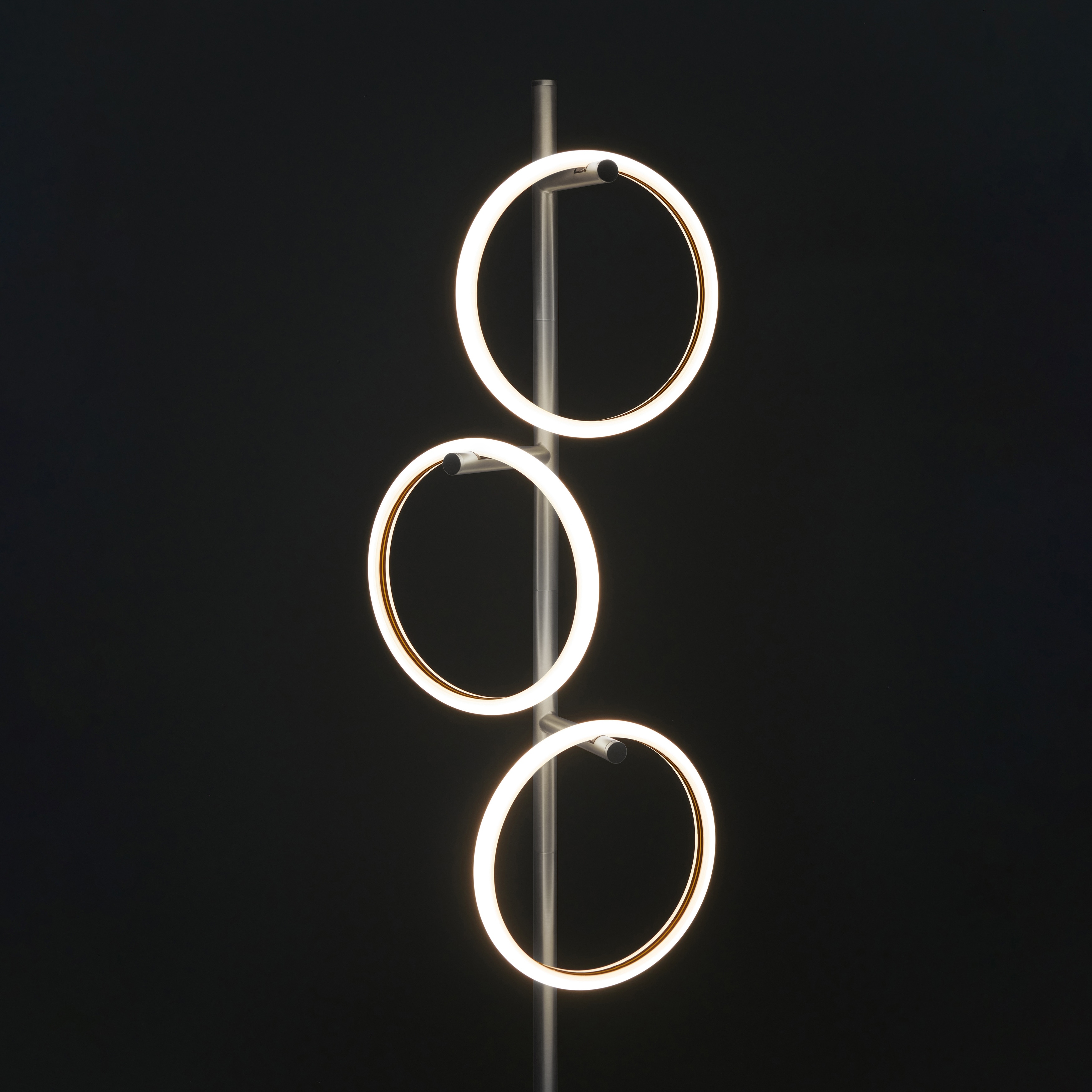 Brightech Saturn 66 in. Industrial 3-Light 3-Way Dimming LED Floor