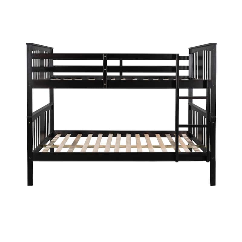 Bunk Bed with Ladder for Bedroom, Guest Room Furniture