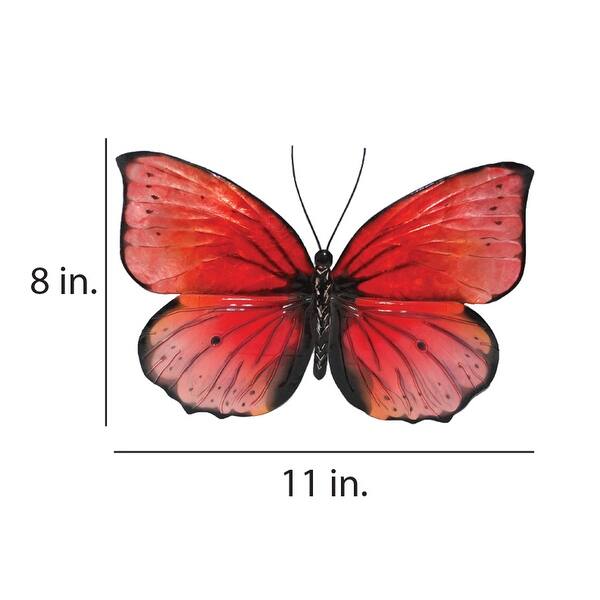Handmade Red And Black Butterfly Wall Decor Philippines On Sale Overstock 16342183 We may earn commission on some of the items you choose to buy. eangee home design