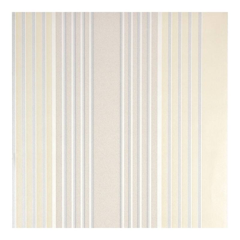 Advantage Vickie Taupe Stripe Wallpaper - 21 x 396 x 0.025