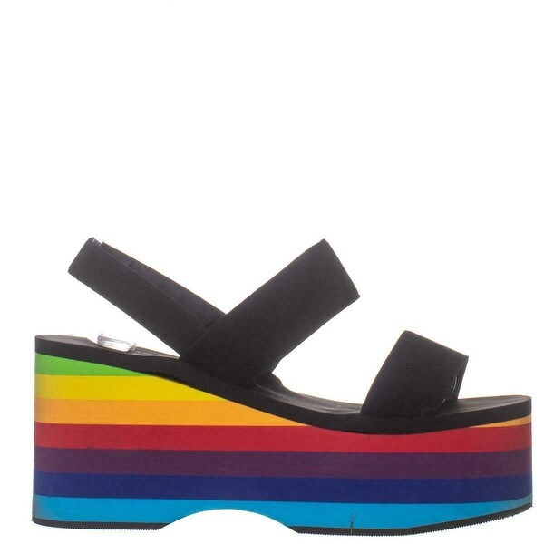madden girl rainbow platform sandals