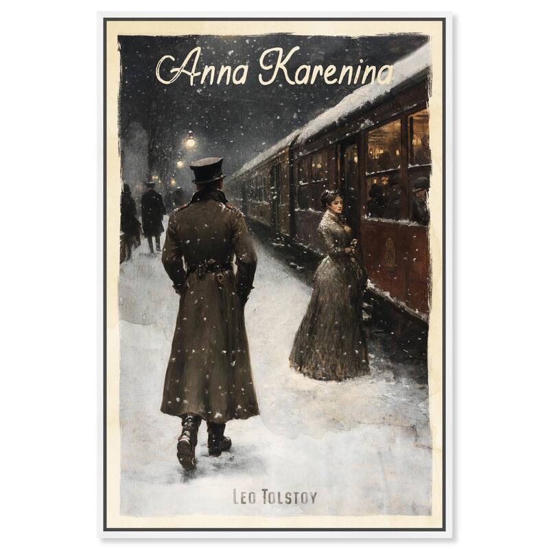 Anna Karenina Canvas by Art Remedy - 30" x 45" - White