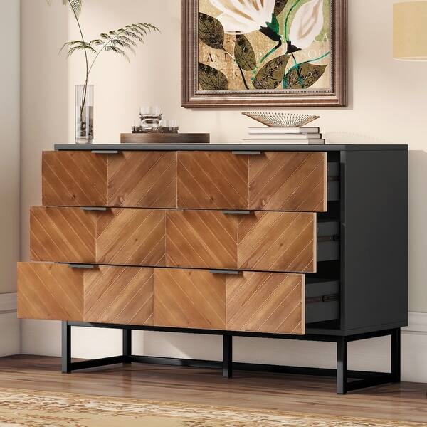 knee length dresses for ladies LinQ 9186 6-Drawer Dresser main image 1
