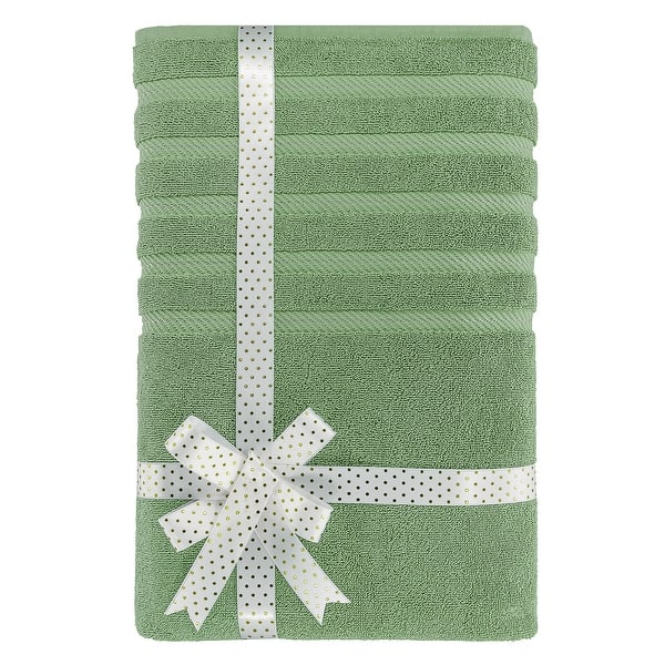 American Soft Linen 100% Cotton Large Jumbo Bath Towel 35x70 Premium & Luxury Towels - Sage Green