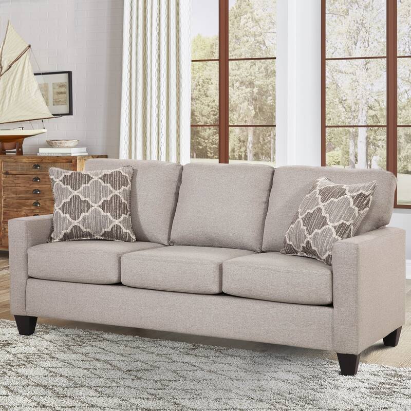 American Furniture Classics Model Moroccan Series Sofa Sleeper with Two Accent Pillows