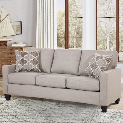 American Furniture Classics Model Moroccan Series Sofa Sleeper with Two Accent Pillows