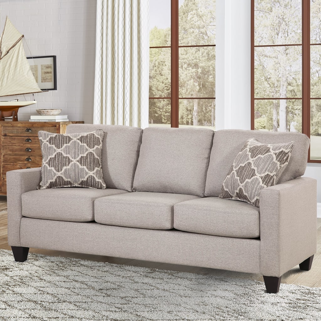 American Furniture Classics Model Moroccan Series Sofa Sleeper with Two Accent Pillows