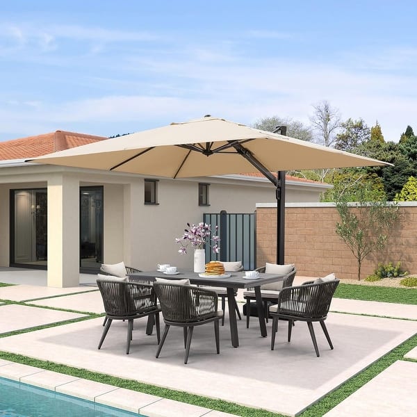 PURPLE LEAF OPEN BOX Patio Umbrella Base With Wheels ZYBASE-8