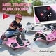 preview thumbnail 23 of 34, Aosom 12V Electric Go Kart, 5 MPH Drifting Car Battery Powered Ride on Toy Outdoor with Slow Start, Music, Colorful Lights