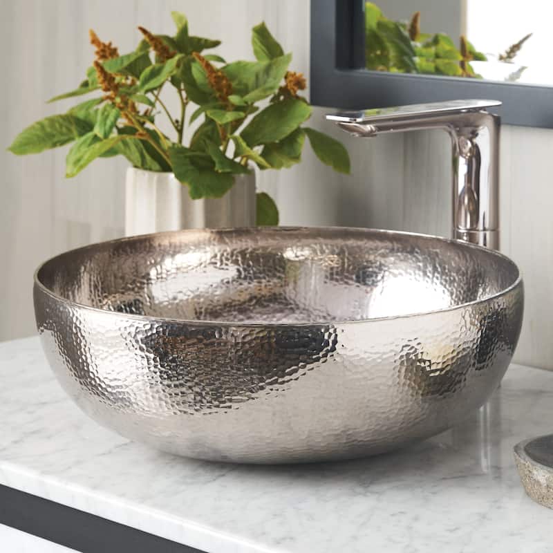 Native Trails Maestro 15-3/4" Single Basin Vessel Copper Bathroom Sink
