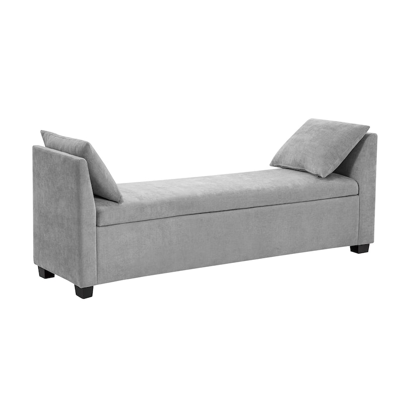 Pascual Storage Bench by HULALA HOME - Grey