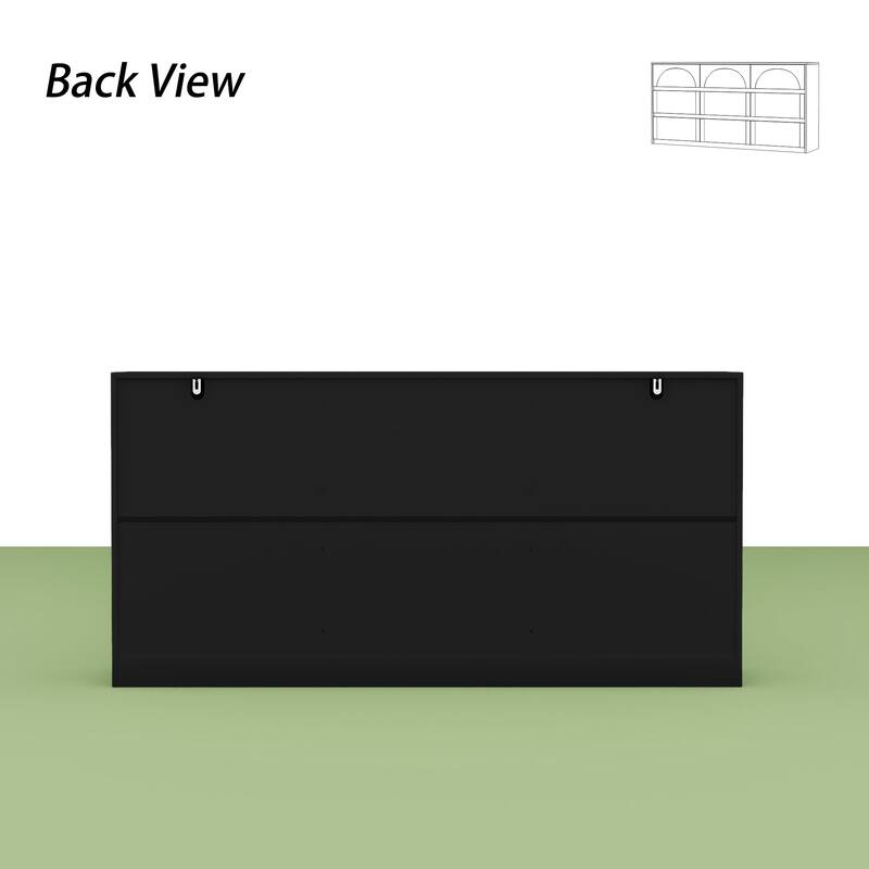 White 9-Drawer Dresser with Modern Design and Safety Features