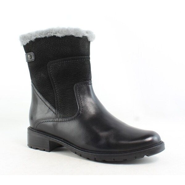 Blondo Womens Avril Black Zipper Snowboot