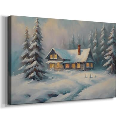 Vintage Landscape -CLXXX -Gallery Wrapped Canvas
