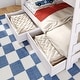 preview thumbnail 8 of 22, Max and Lily Modern Farmhouse Queen Over Queen Bunk Bed With Staircase and Storage Drawers