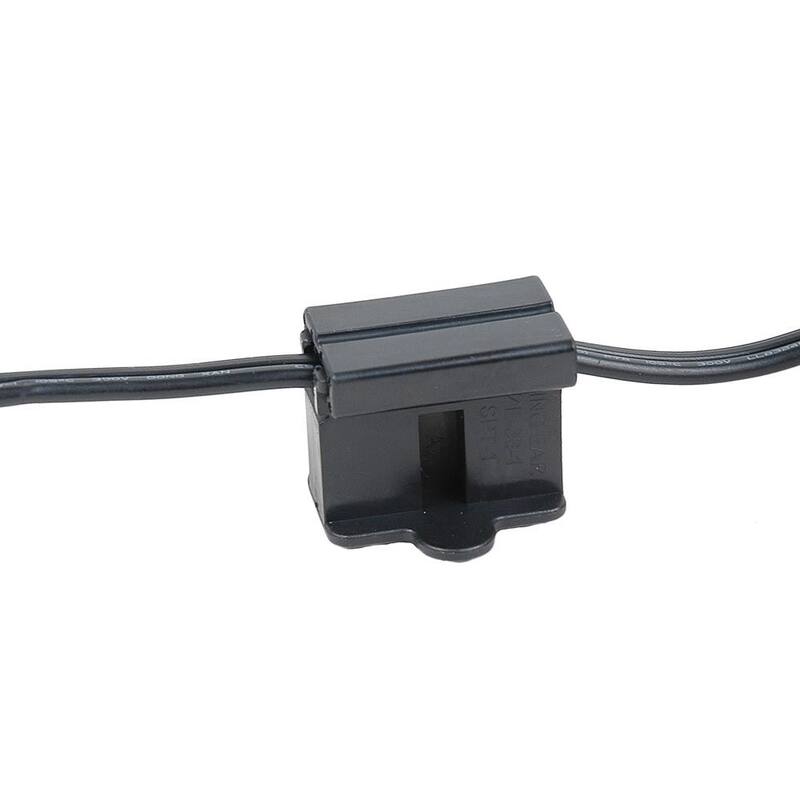 SPT-1 Female Plug, Snap On Vampire Plugs, Black, Polarized, 8 AMP, 25 Pack - Medium