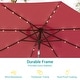 preview thumbnail 36 of 57, BONOSUKI LED Patio 9Ft Market Umbrella,Outside Deck Table Umbrella
