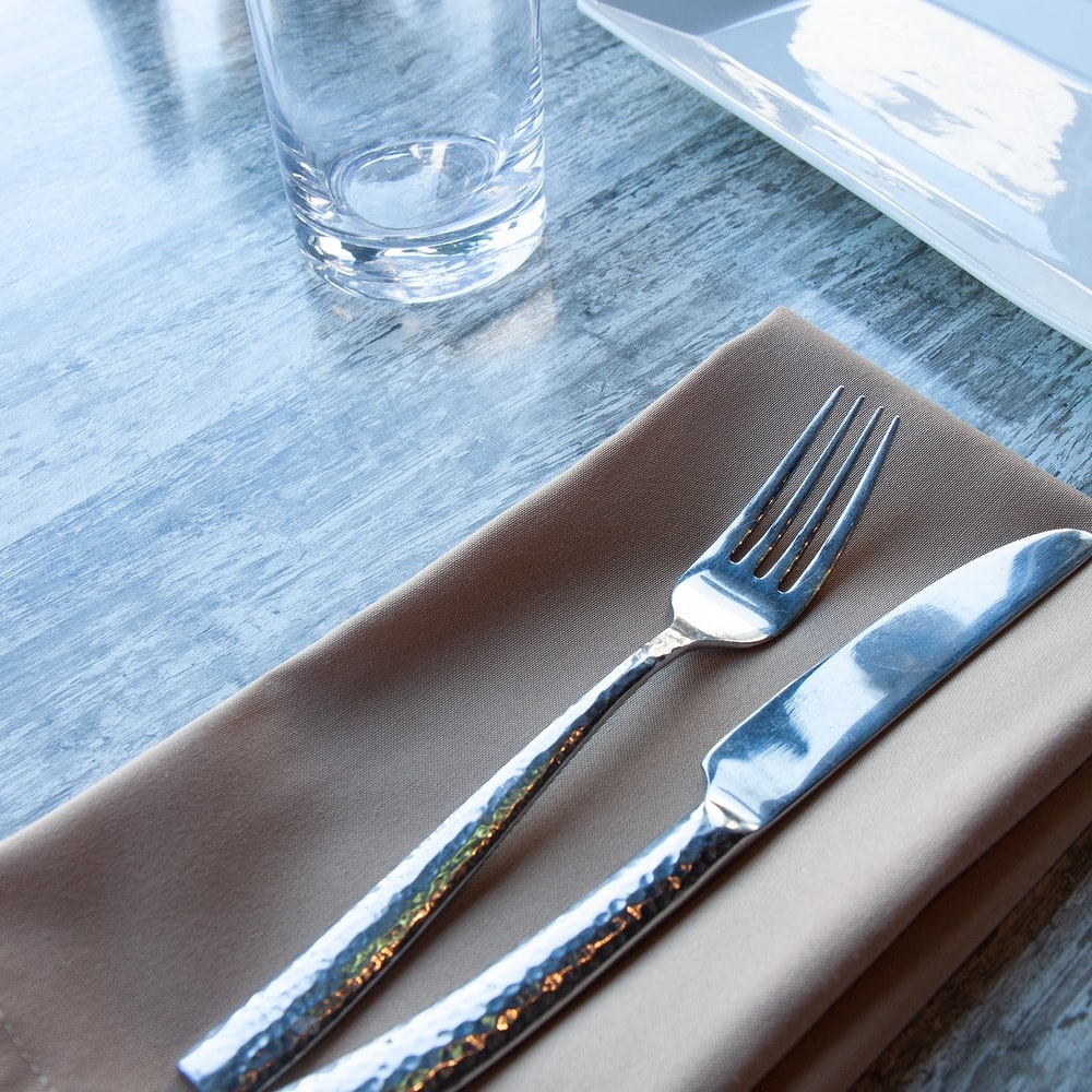 Arkwright Home 20x20 Solid Color Poly Spun Dinner Napkins - Pack of 25