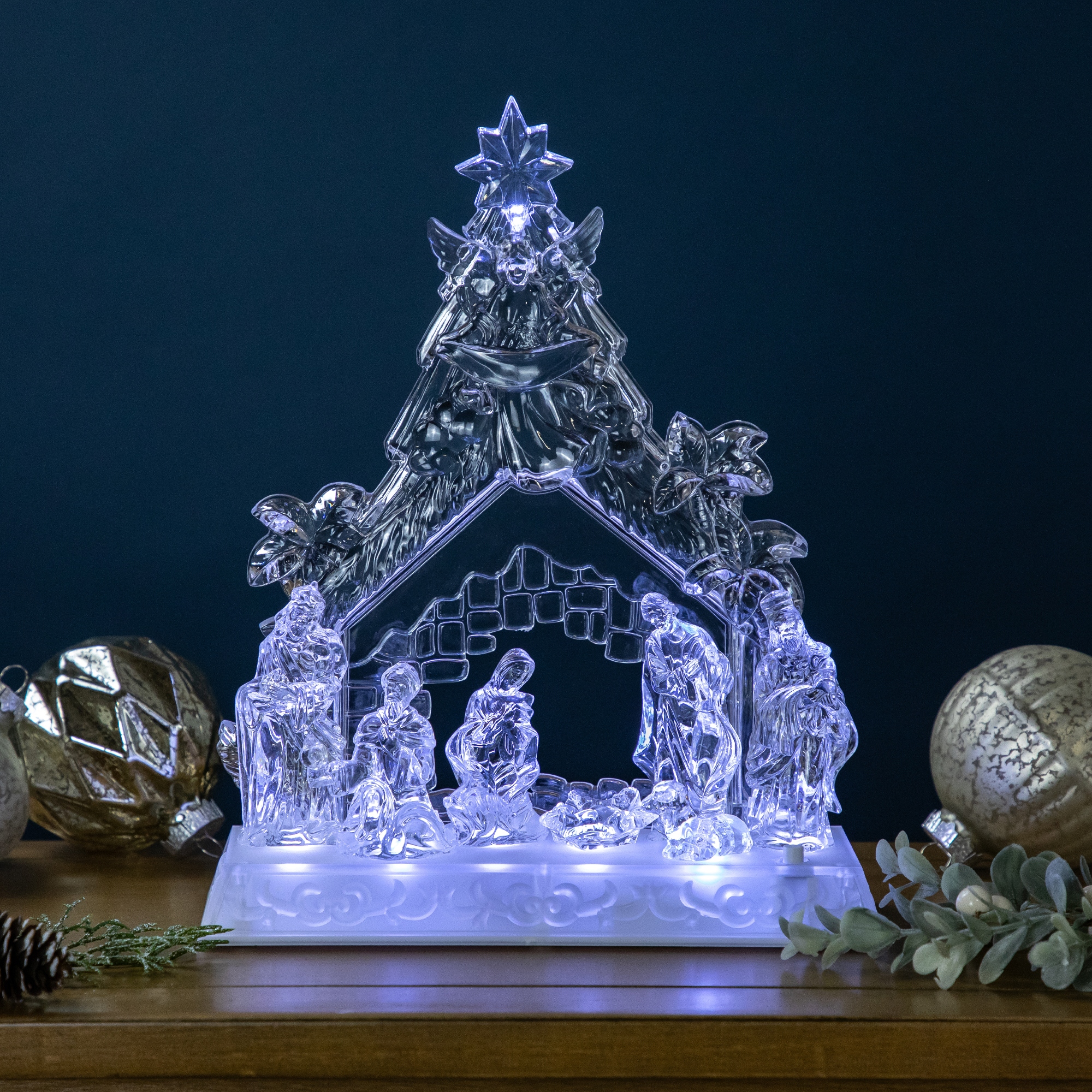 Clear Christmas Nativity Scenes Bed Bath Beyond