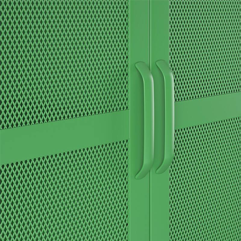 The Novogratz Channing Tall 2 Door Metal Storage Cabinet