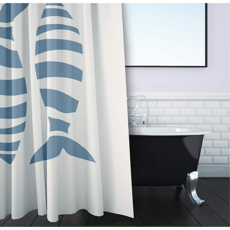 Puzzle Fish Shower Curtain