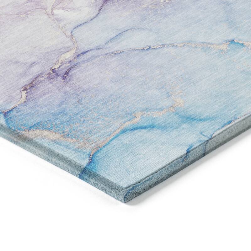 Almisi Modern Art-Inspired Weather Resistant Versatile Elegance Outdoor Rug