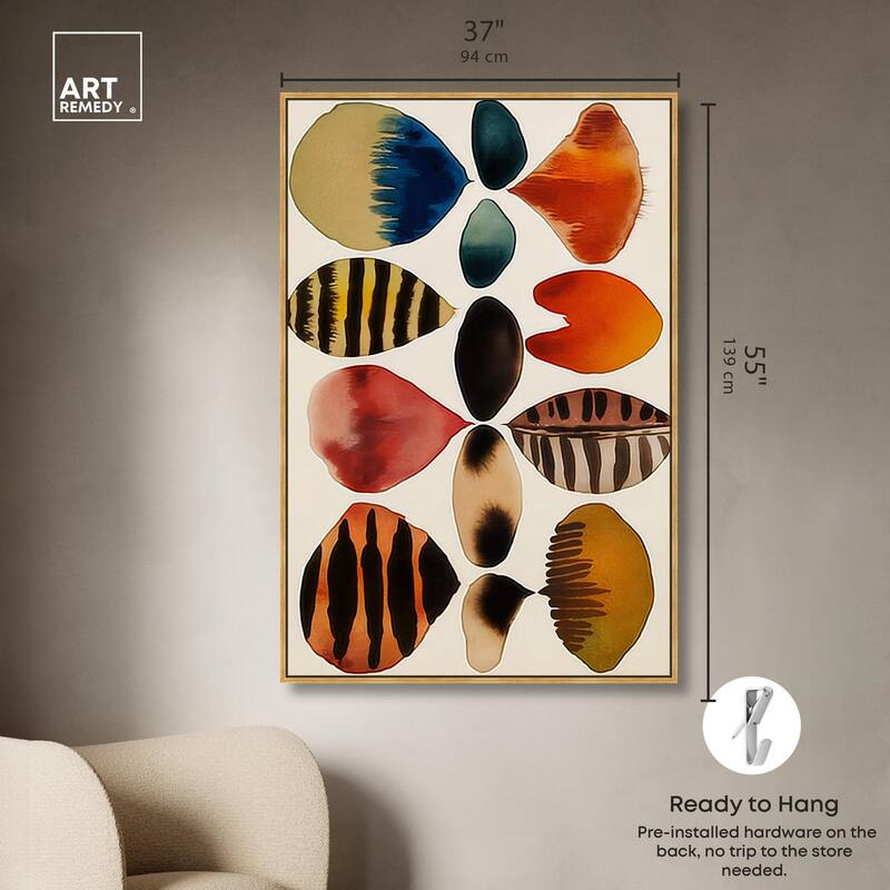 Assembled Pieces II Canvas by Art Remedy